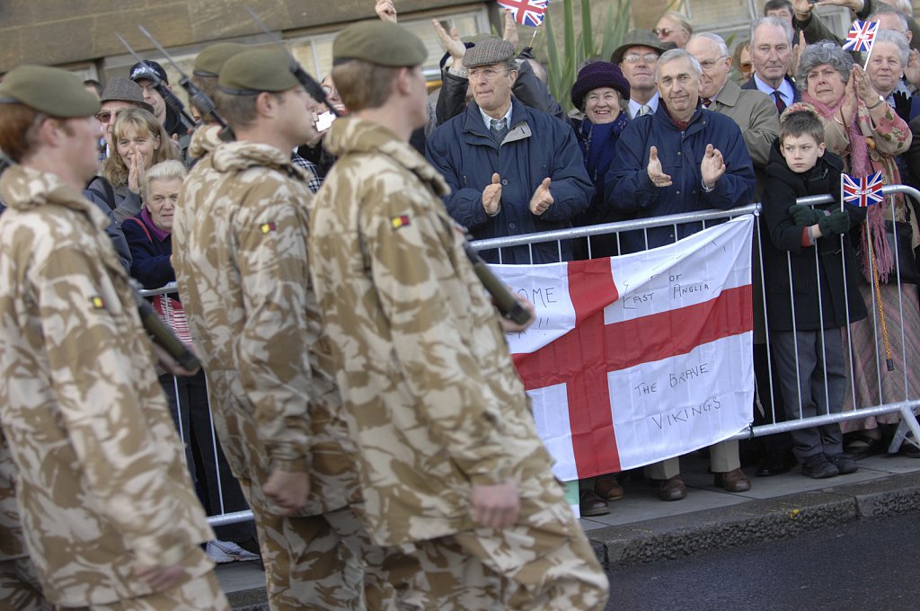 Royal Anglian Homecoming Parade.