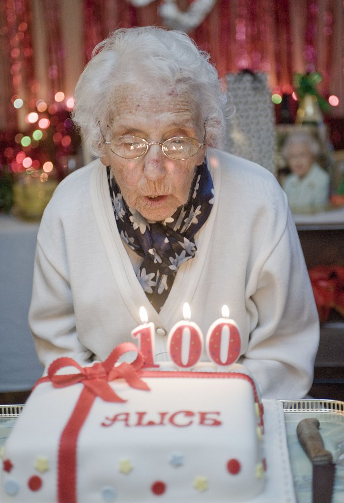 Alice MInter, 100th BIrthday Party