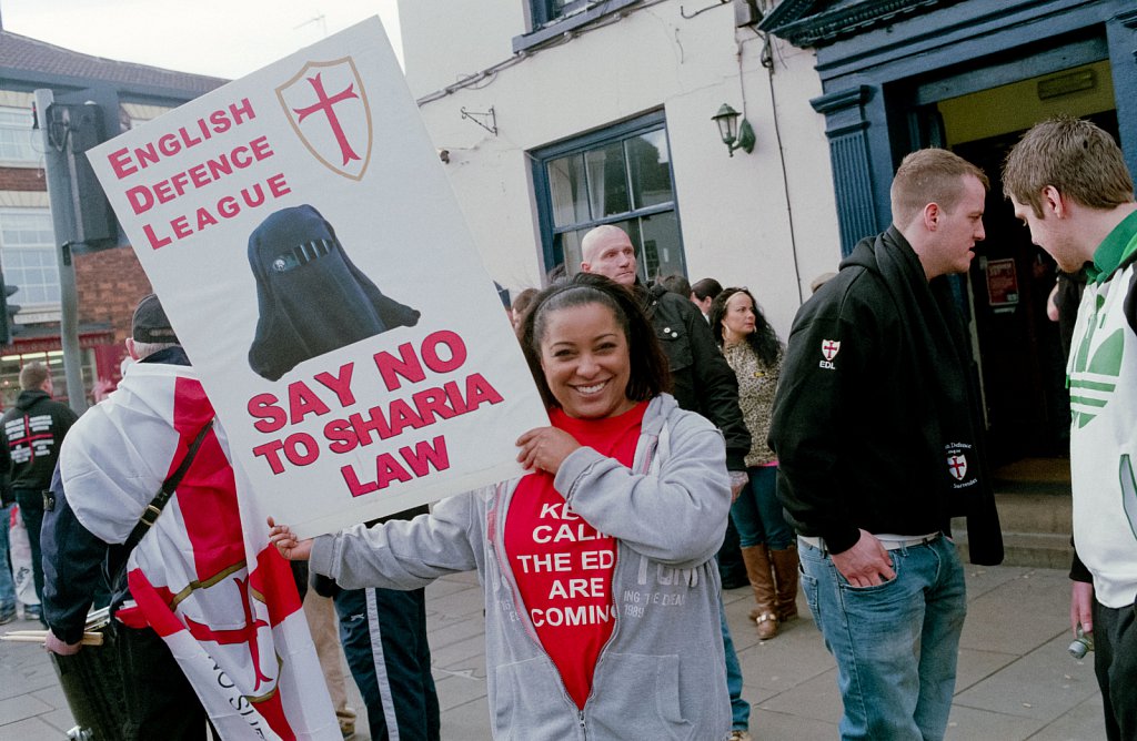 English Defence League, Grantham