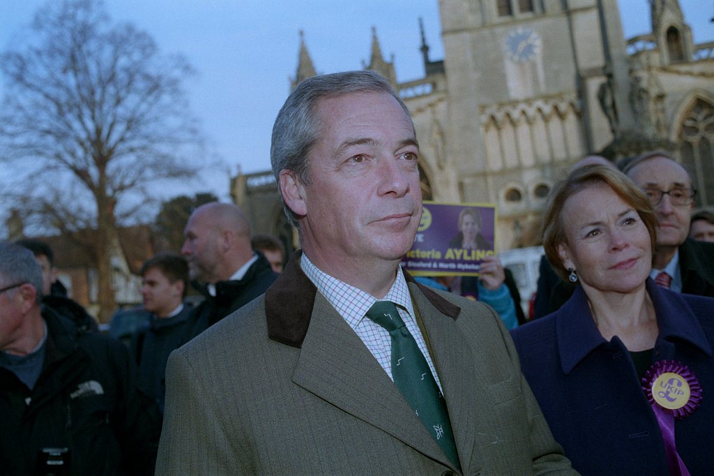 NIgel Farage in Sleaford