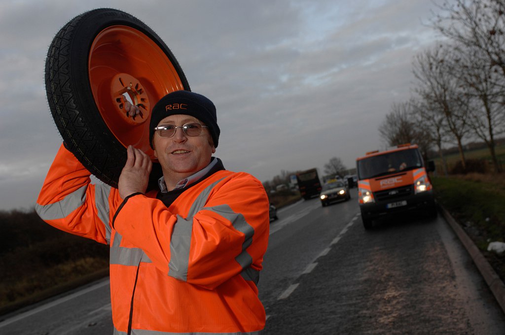 Ian Vale, RAC patrolman of the year 2008