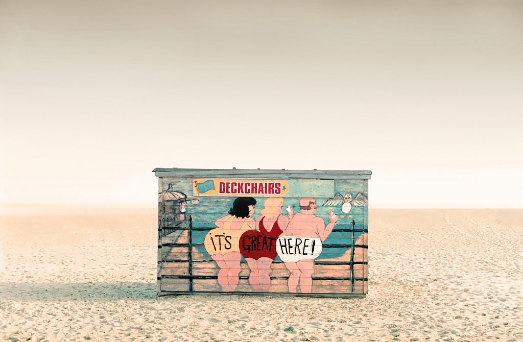 Deck chair concession on Great Yarmouth Beach