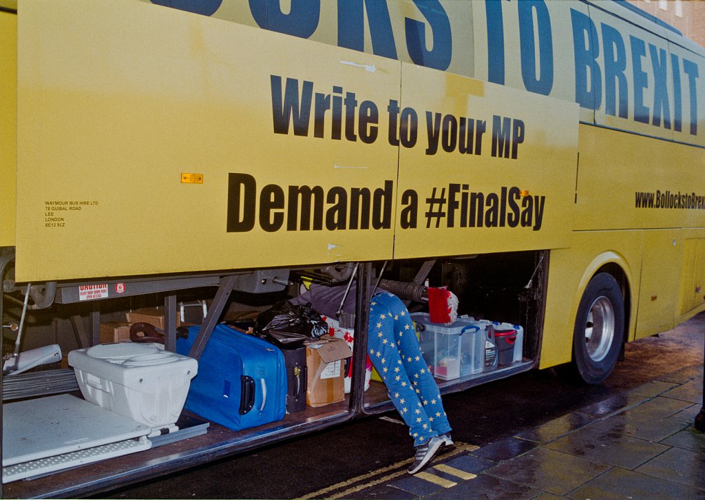 Bollock To Brexit Bus in Norwich, Norfolk, UK