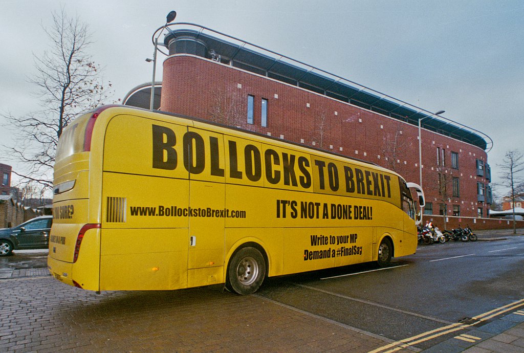 Bollock To Brexit Bus in Norwich, Norfolk, UK