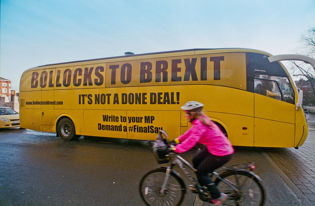 Bollock To Brexit Bus in Norwich, Norfolk, UK