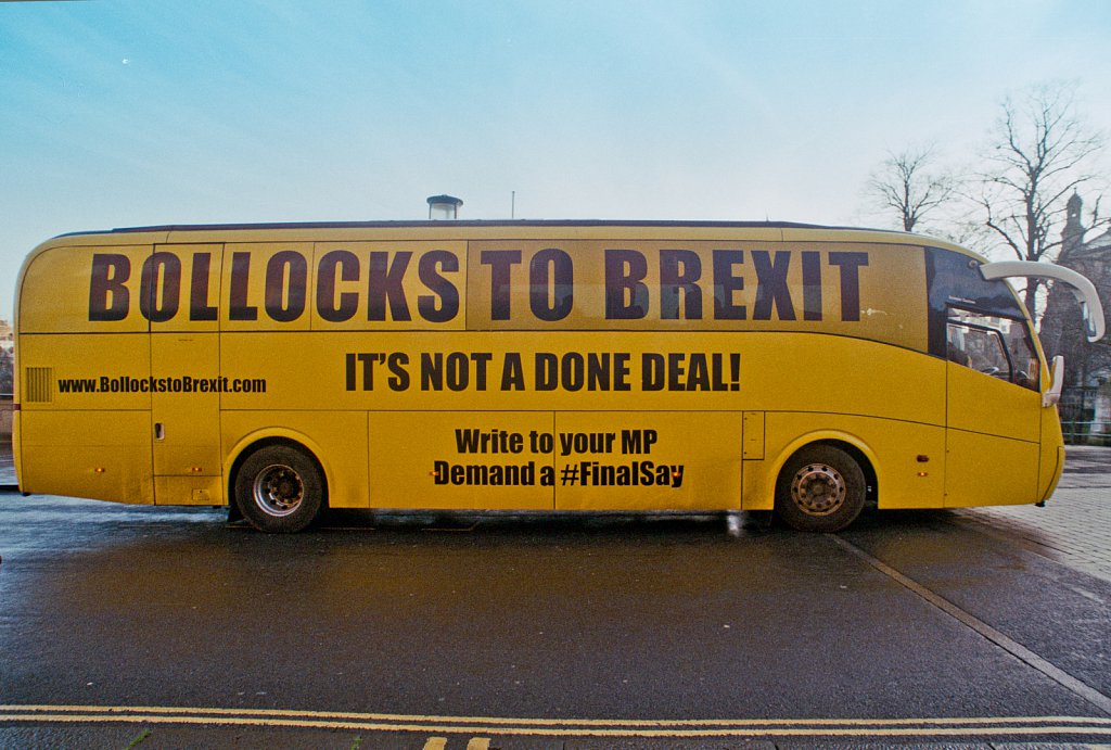 Bollock To Brexit Bus in Norwich, Norfolk, UK