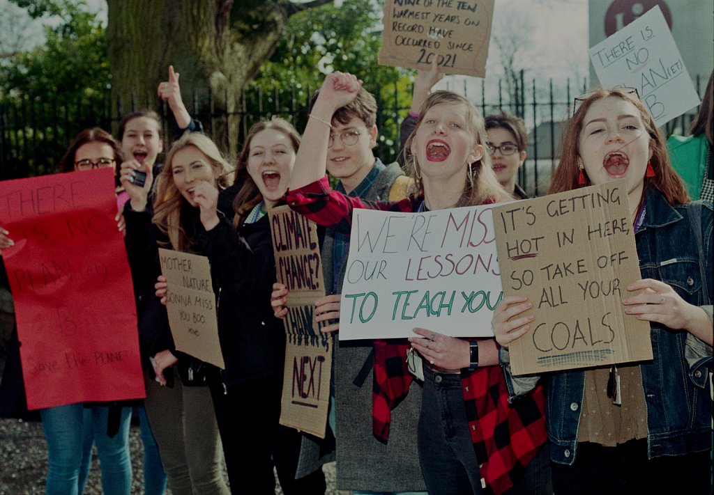 King Edward VII Academy Extinction Rebellion Protest