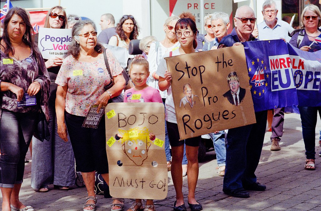 Prorogation protest King's Lynn