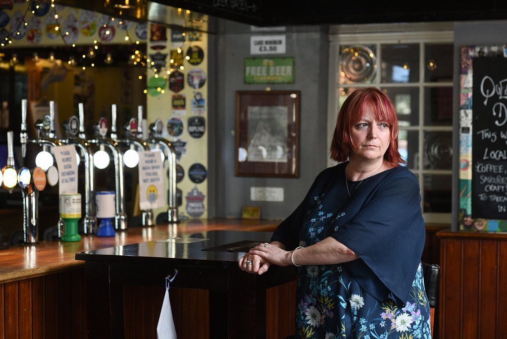 Dawn Hopkins, Landlady of The Rose public House, Norwich,Norfolk,UK