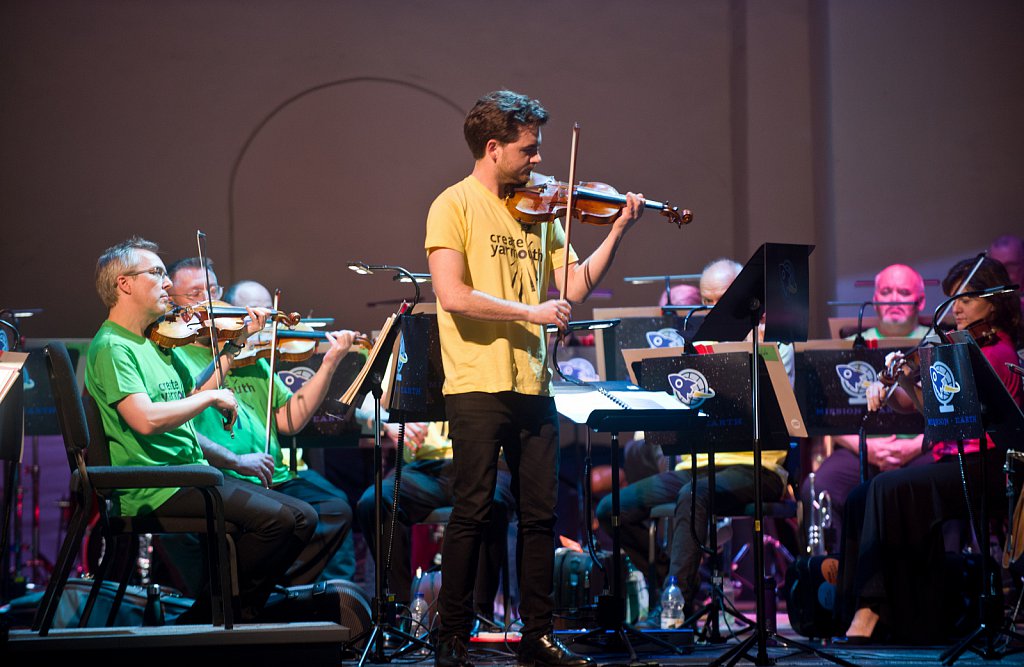 BBC Concert Orchestra play at St George's Hall, Great Yarmouth,UK.