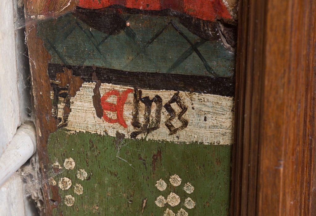 The rood screens at St Nicholas's church, Bedfield, Suffolk.