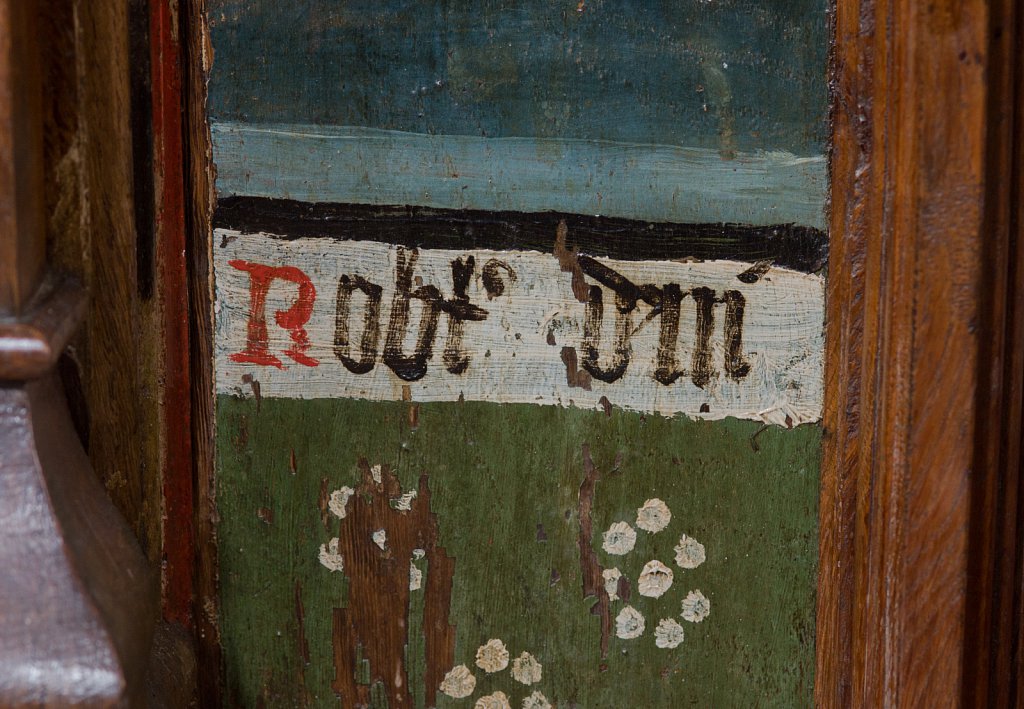 The rood screens at St Nicholas's church, Bedfield, Suffolk.