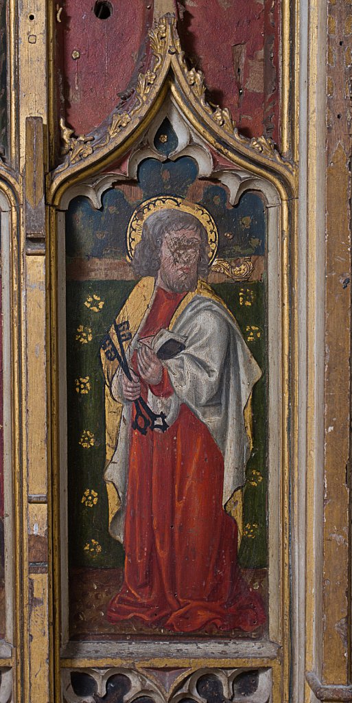  The rood screens and detail at All Saints Church, Marsham,Norfolk.