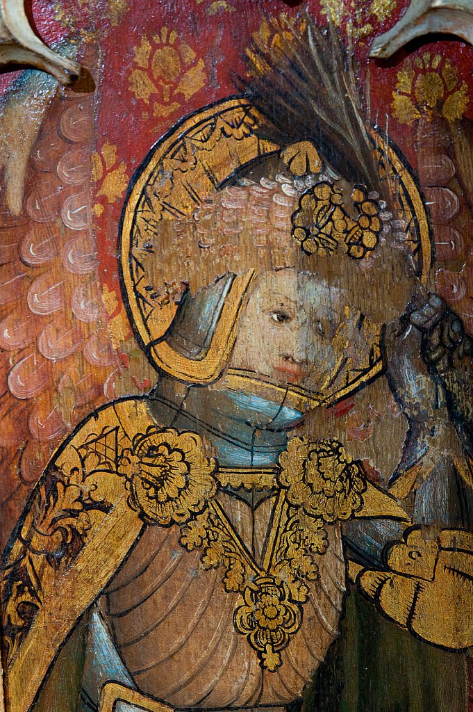  The rood screen and detail at St Michael, Barton Turf, Norfolk.