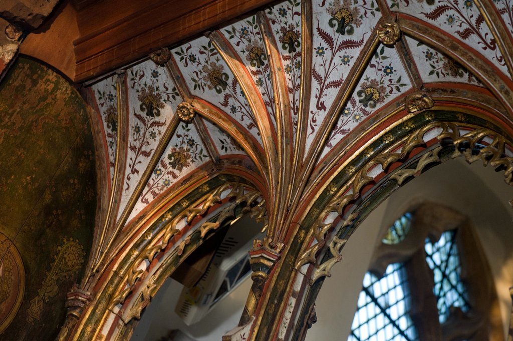  
The Rood screen & detail at St Helen's church, Ranworth, Norfolk, UK