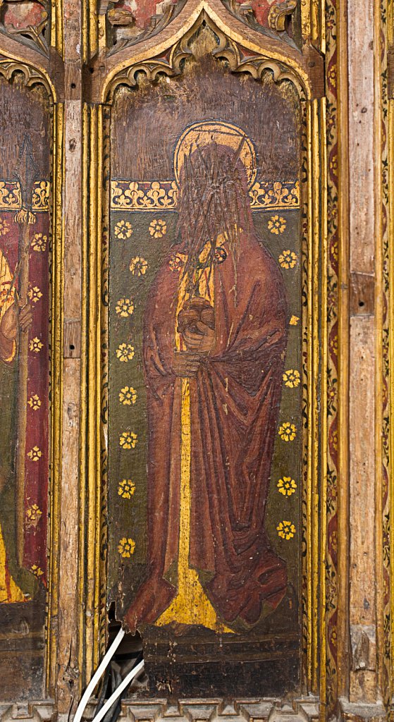  The rood screen and detail at St Botolphs Church, Trunch,Norfolk,UK