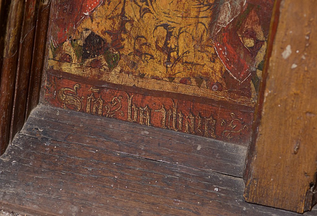  The rood screens at St Mary's Church, North Elmham, Norfolk,UK