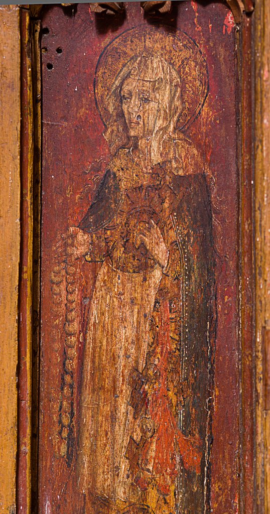  The rood screens at St Mary's Church, North Elmham, Norfolk,UK