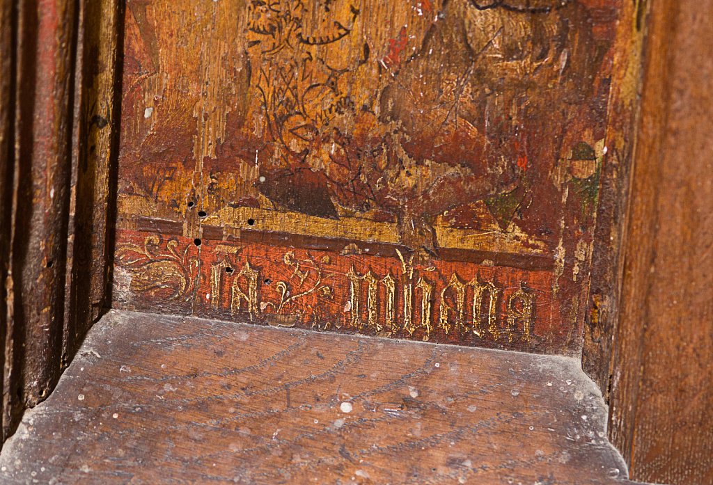  The rood screens at St Mary's Church, North Elmham, Norfolk,UK