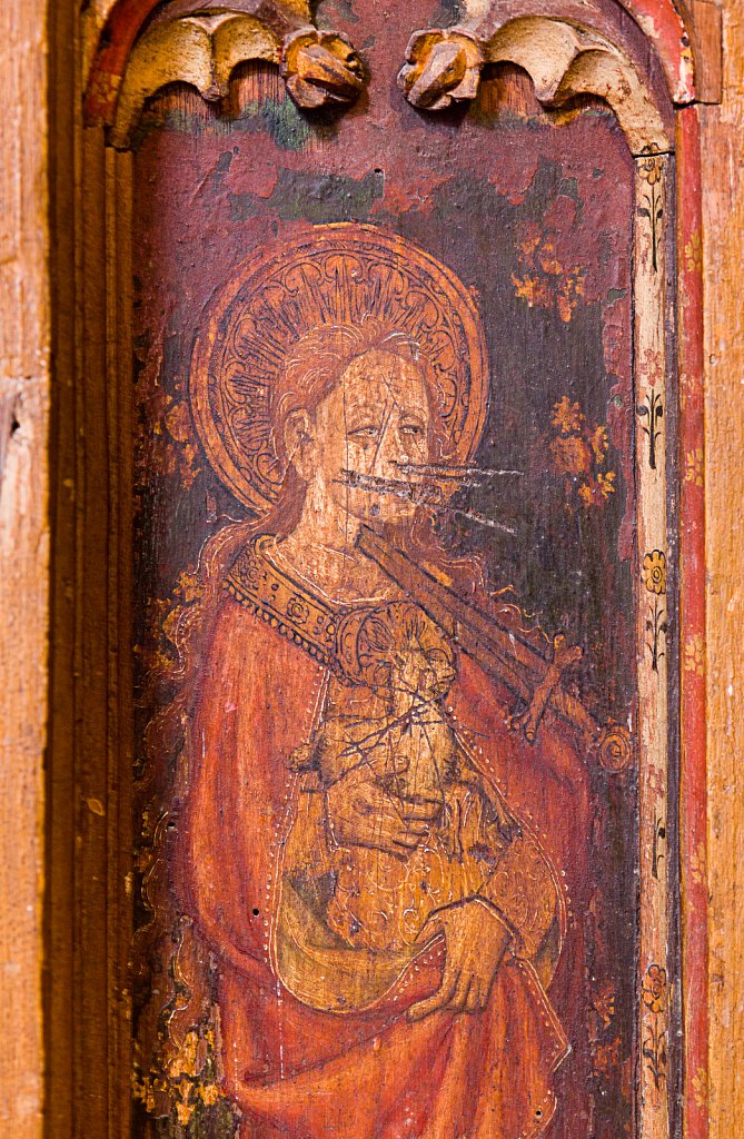  The rood screens at St Mary's Church, North Elmham, Norfolk,UK