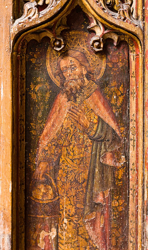  The rood screens at St Mary's Church, North Elmham, Norfolk,UK