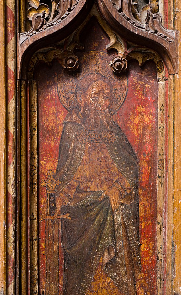  The rood screens at St Mary's Church, North Elmham, Norfolk,UK