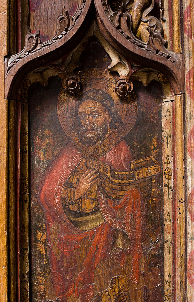  The rood screens at St Mary's Church, North Elmham, Norfolk,UK