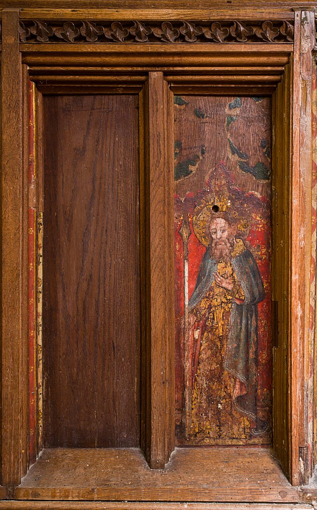  The rood screens at St Mary's Church, North Elmham, Norfolk,UK