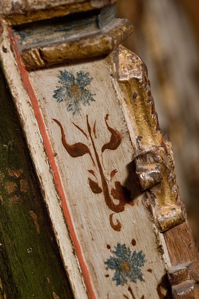  
The rood screen and detail at All Saints church, Filby, Norfolk, UK