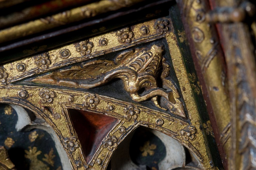   The rood screen and detail at St Edmund King & Martyr, Southwold, Suffolk,UK.