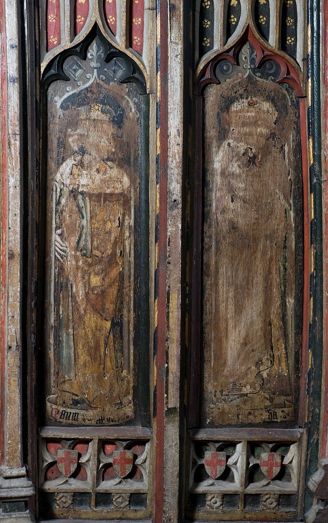   The rood screen and detail at St Edmund King & Martyr, Southwold, Suffolk,UK.